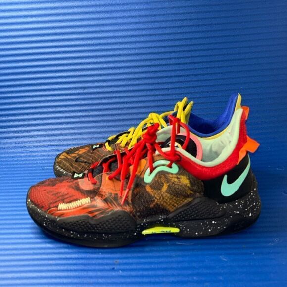 Size 6.5- Men’s Nike Pg 5 Drew League Mismatched Multi Color CW3143-006 RARE - Picture 2 of 8